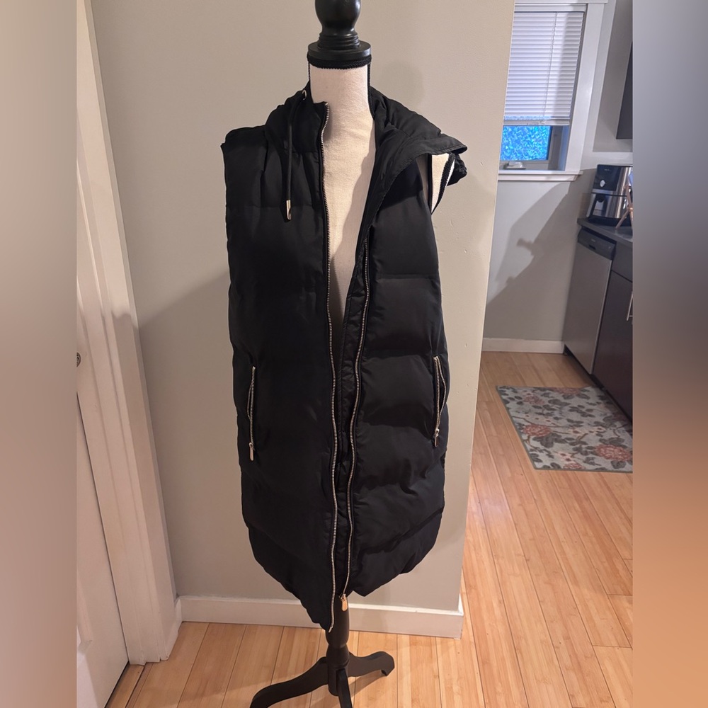 Zara Long Puffy Vest